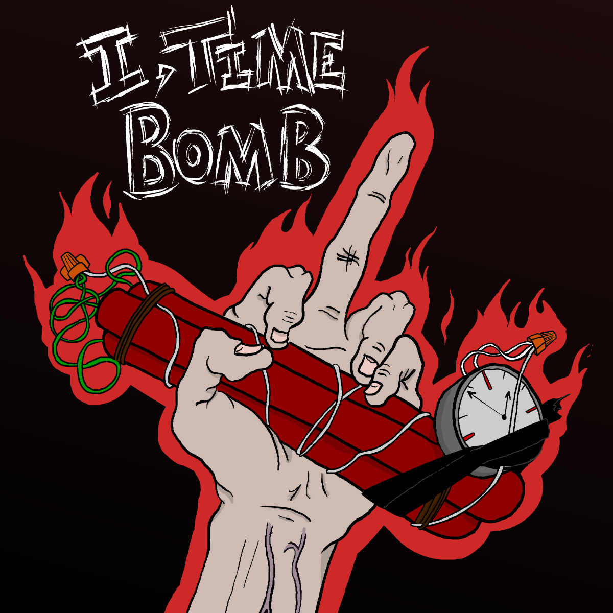 Commissioned for local punk bank